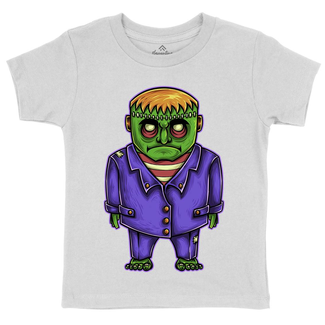 Zombie Kids Organic Crew Neck T-Shirt Horror A500