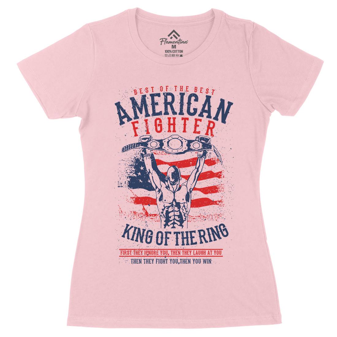 American Fighter Womens Organic Crew Neck T-Shirt Sport A609