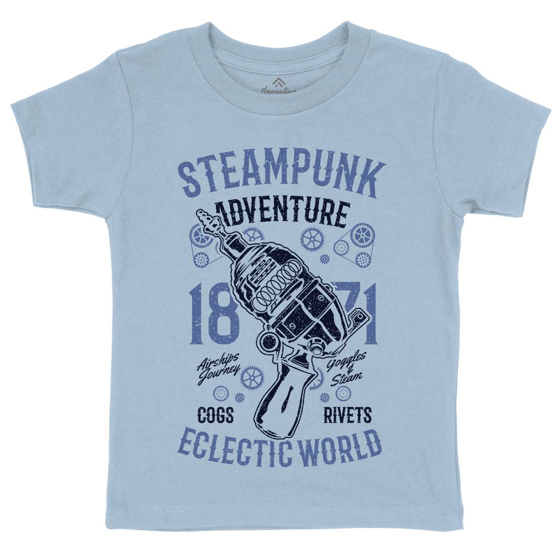 Adventure Kids Organic Crew Neck T-Shirt Steampunk A766