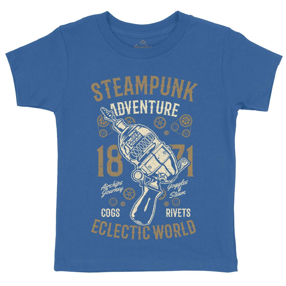 Adventure Kids Organic Crew Neck T-Shirt Steampunk A766