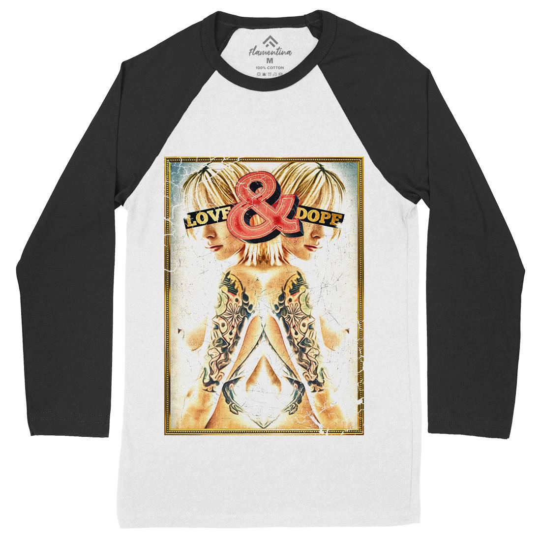 Love And Dope Mens Long Sleeve Baseball T-Shirt Drugs A869