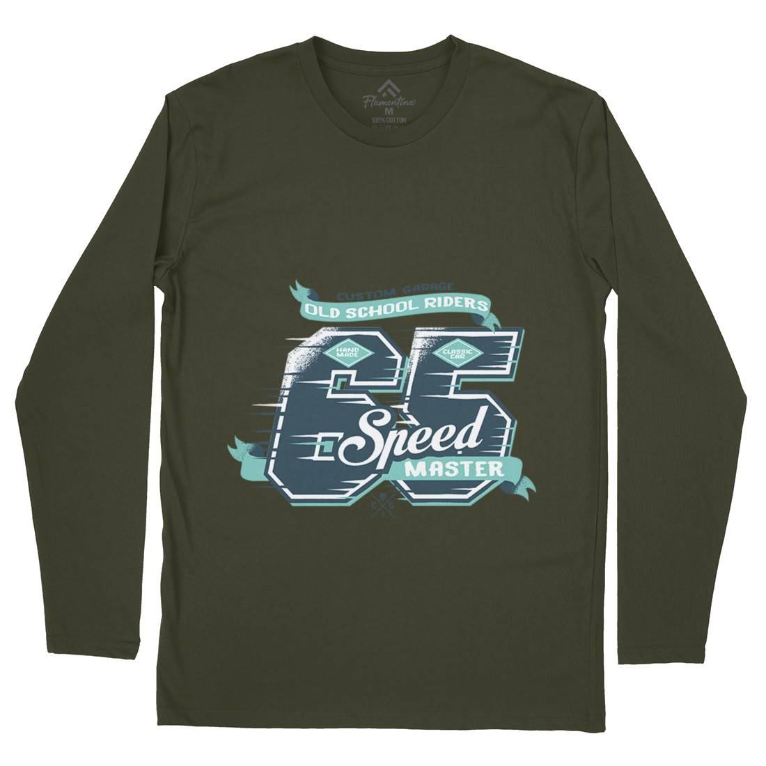 65 Speed Mens Long Sleeve T-Shirt Motorcycles A982