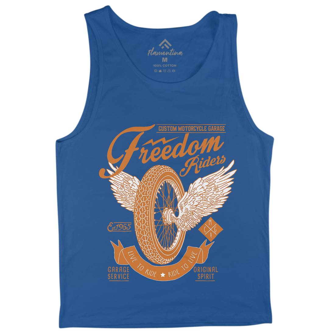 Freedom Riders Mens Tank Top Vest Motorcycles A989