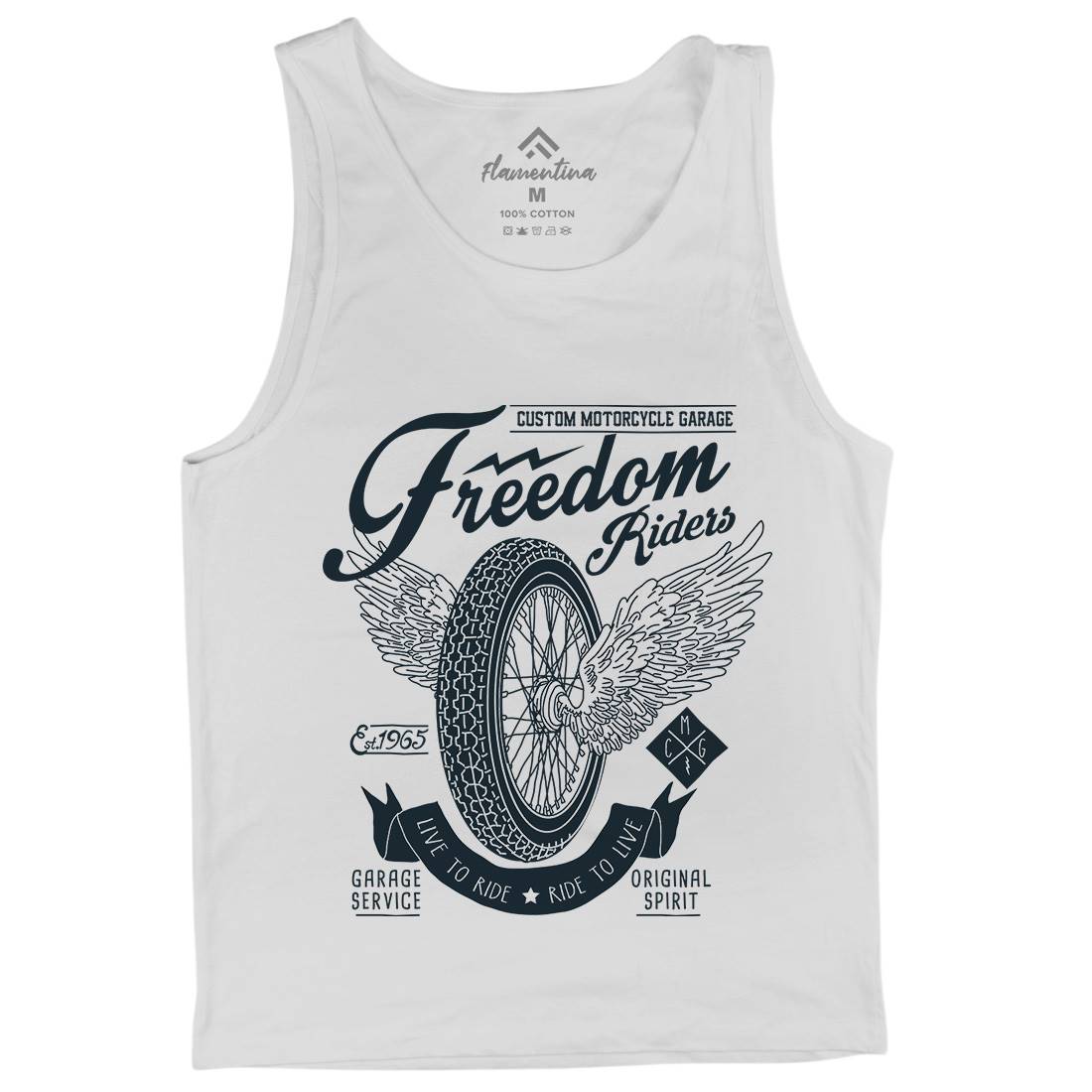 Freedom Riders Mens Tank Top Vest Motorcycles A989