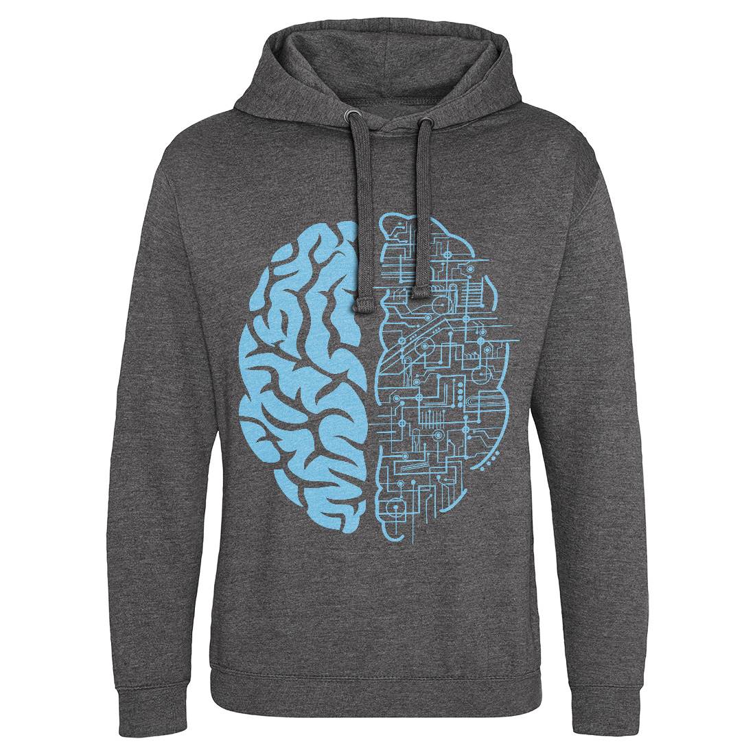 Electric Brain Mens Hoodie Without Pocket Science B032