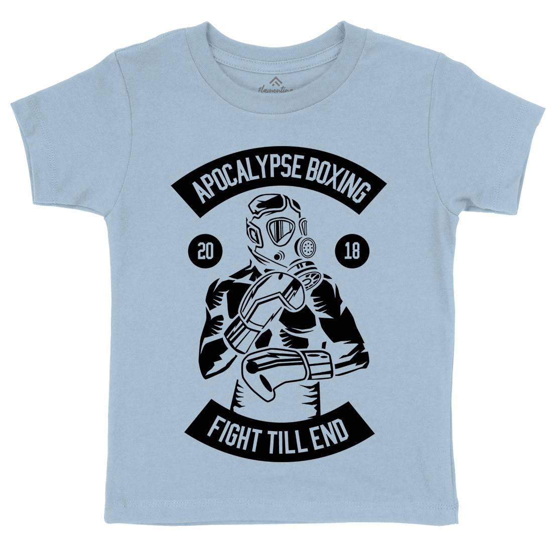 Apocalypse Boxing Kids Organic Crew Neck T-Shirt Sport B481