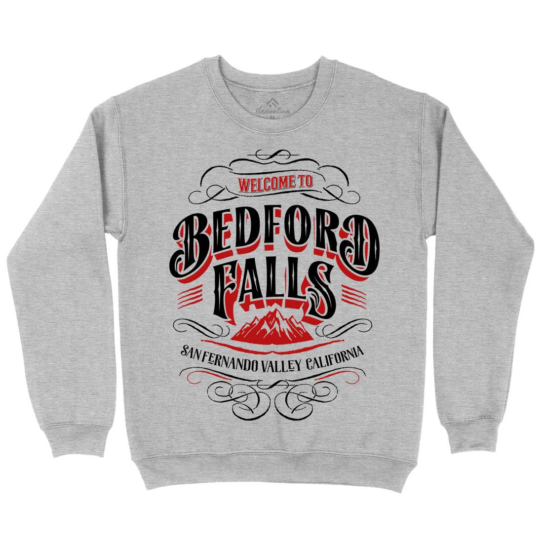 Bedford Falls Mens Crew Neck Sweatshirt Christmas D148