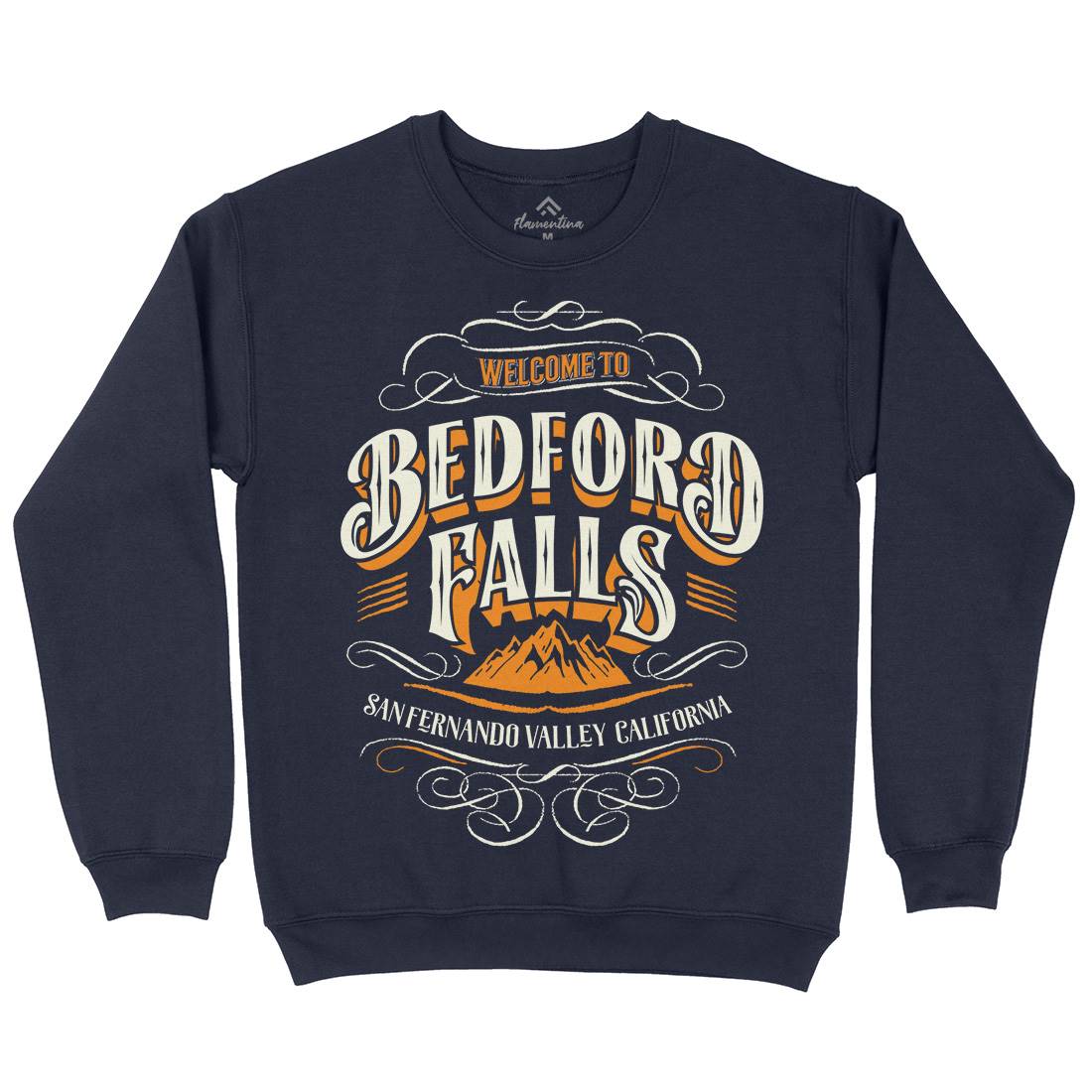 Bedford Falls Kids Crew Neck Sweatshirt Christmas D148