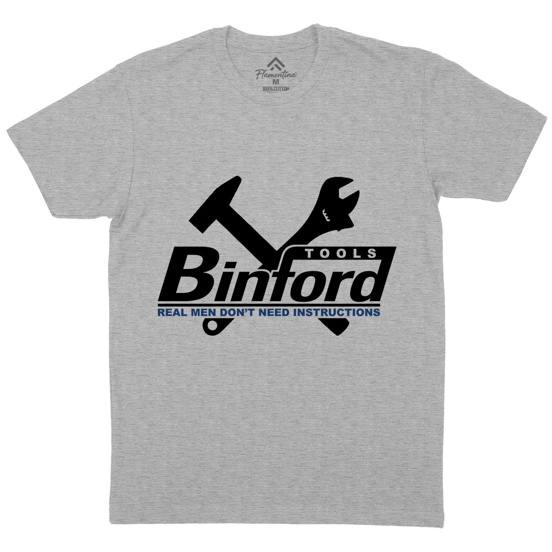 Binford Tools Mens Crew Neck T-Shirt Work D162