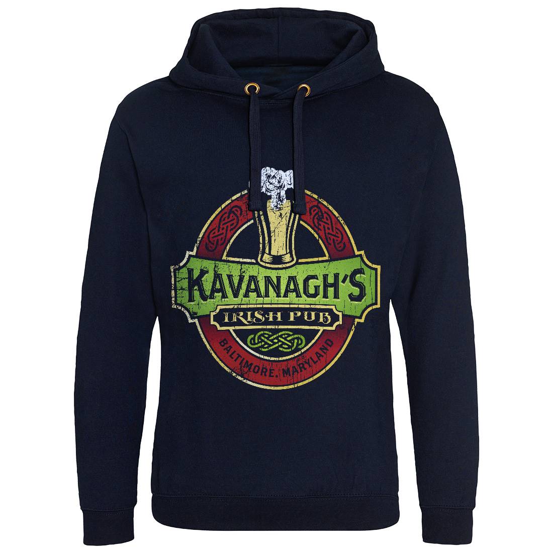 Kavanaghs Irish Pub Mens Hoodie Without Pocket Drinks D189