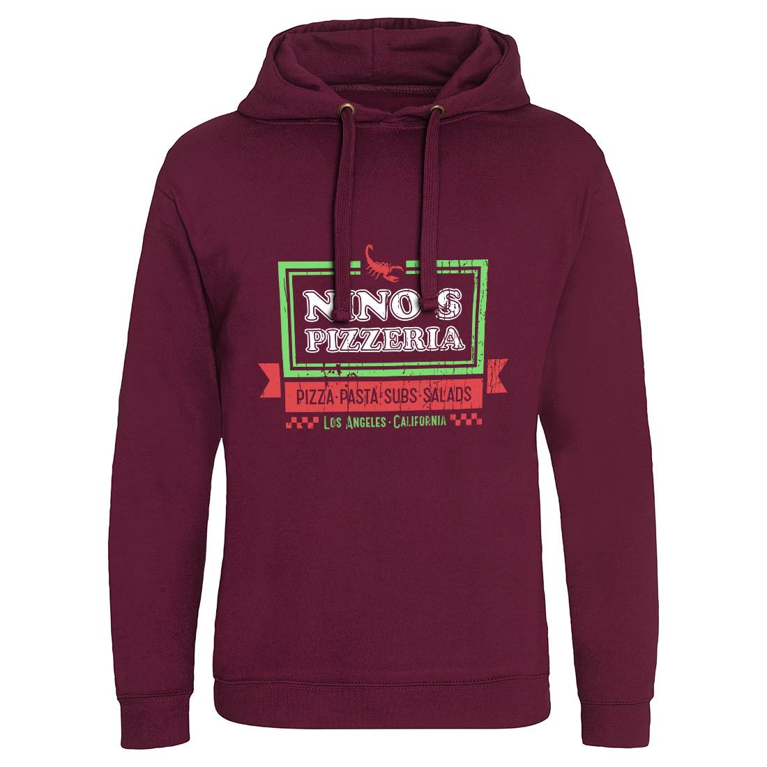 Ninos Pizzeria Mens Hoodie Without Pocket Food D313