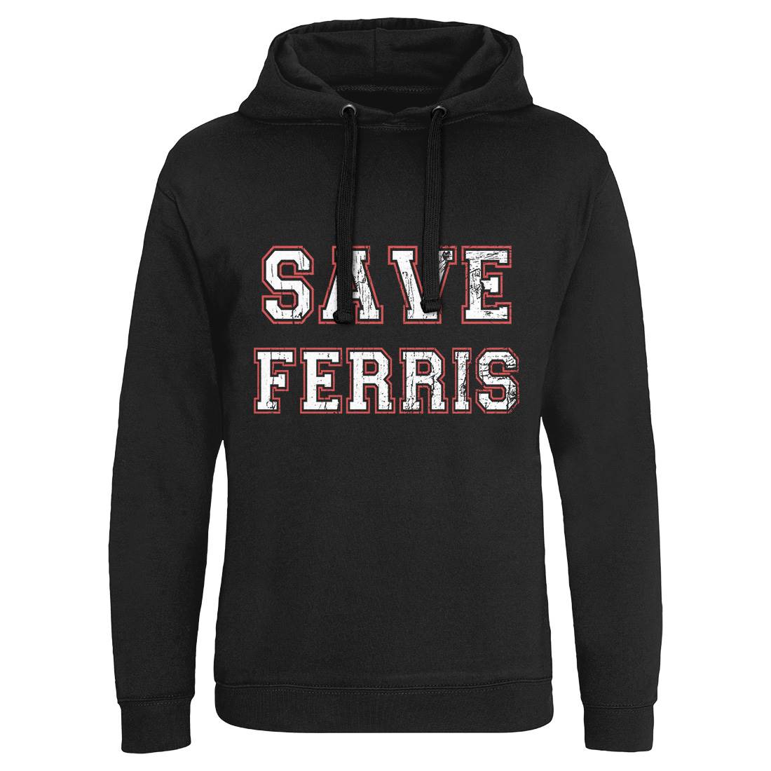 Save Ferris Mens Hoodie Without Pocket Retro D382