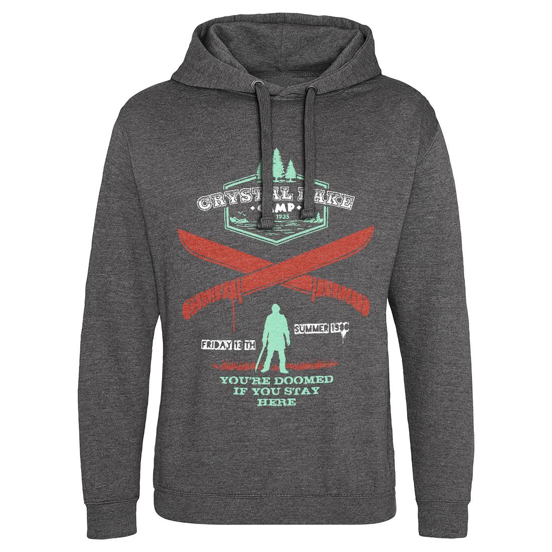 Camp Crystal Lake Mens Hoodie Without Pocket Horror D423
