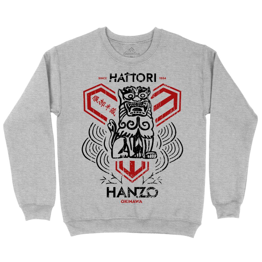Hattori Hanzo Mens Crew Neck Sweatshirt Asian D437