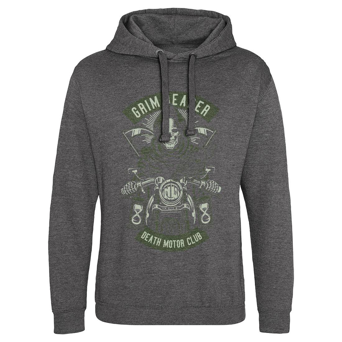 Grim Reaper Mens Hoodie Without Pocket Motorcycles D541