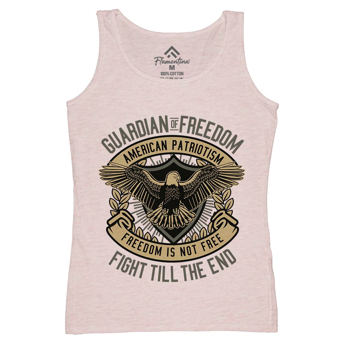 Guardian Of Freedom Womens Organic Tank Top Vest American D542