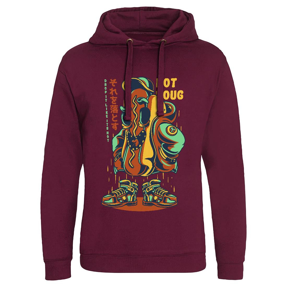 Hot Dough Mens Hoodie Without Pocket Food D615