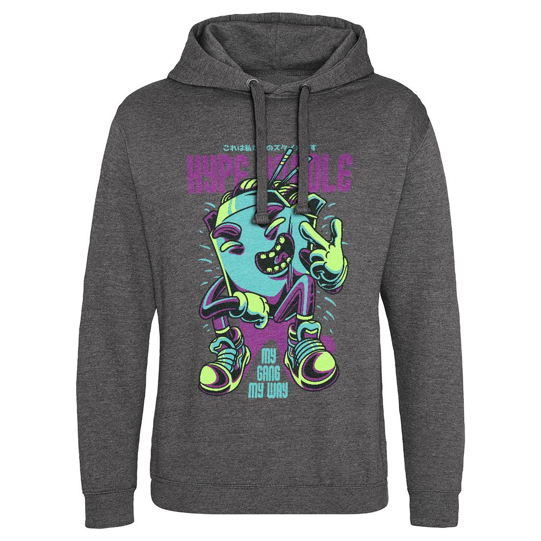 Hype Noodle Mens Hoodie Without Pocket Food D619