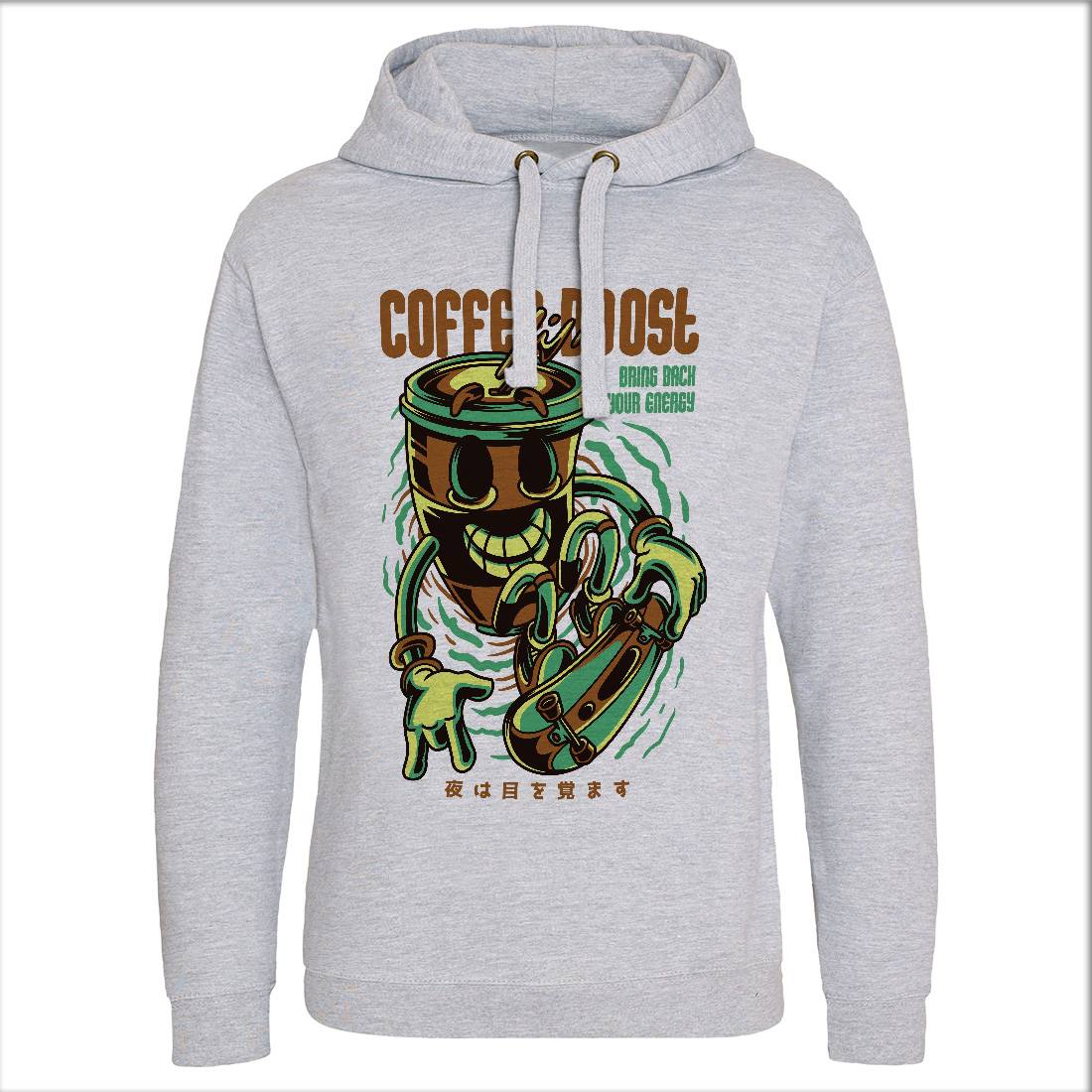 Coffee Boost Mens Hoodie Without Pocket Drinks D726