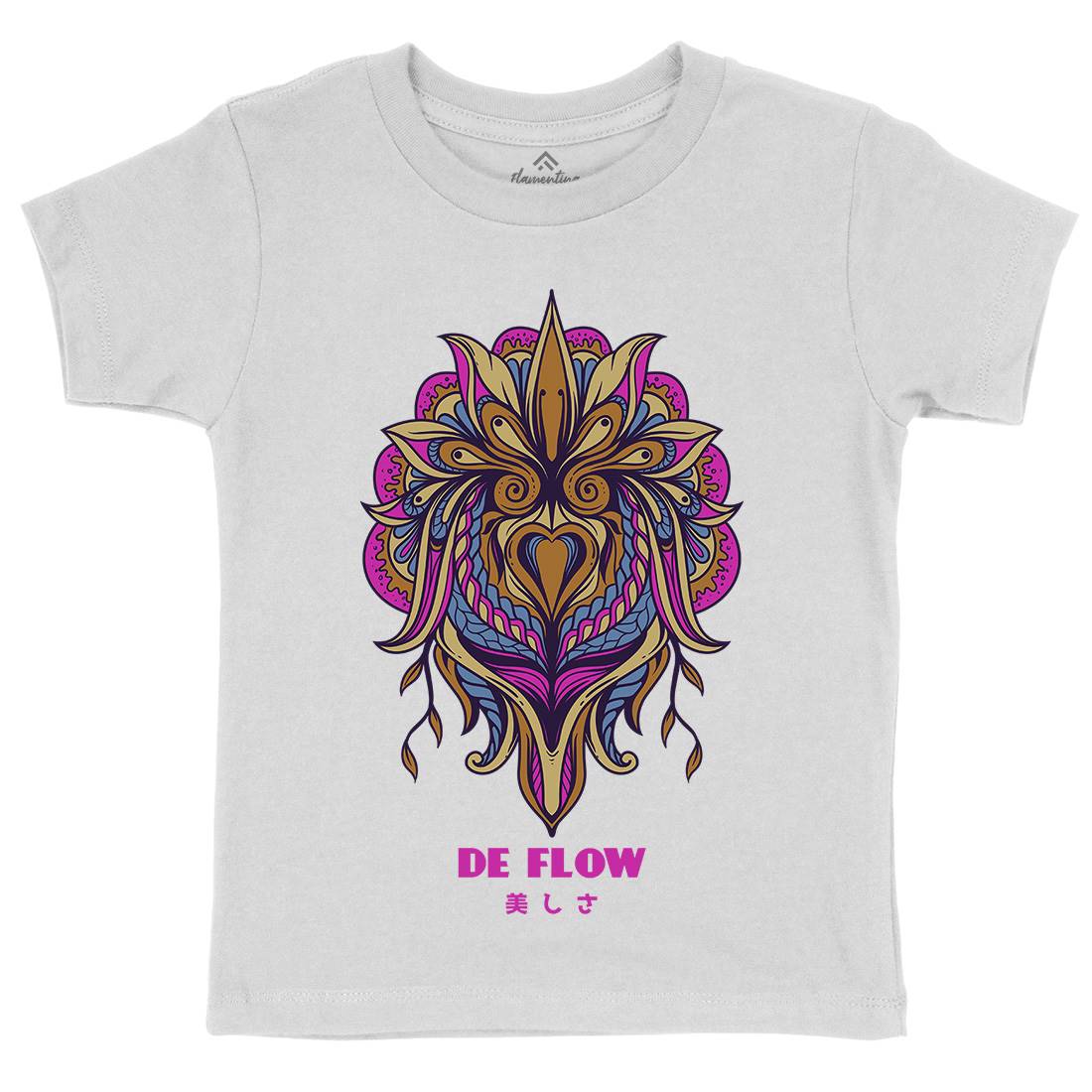 Flow Kids Organic Crew Neck T-Shirt Art D751