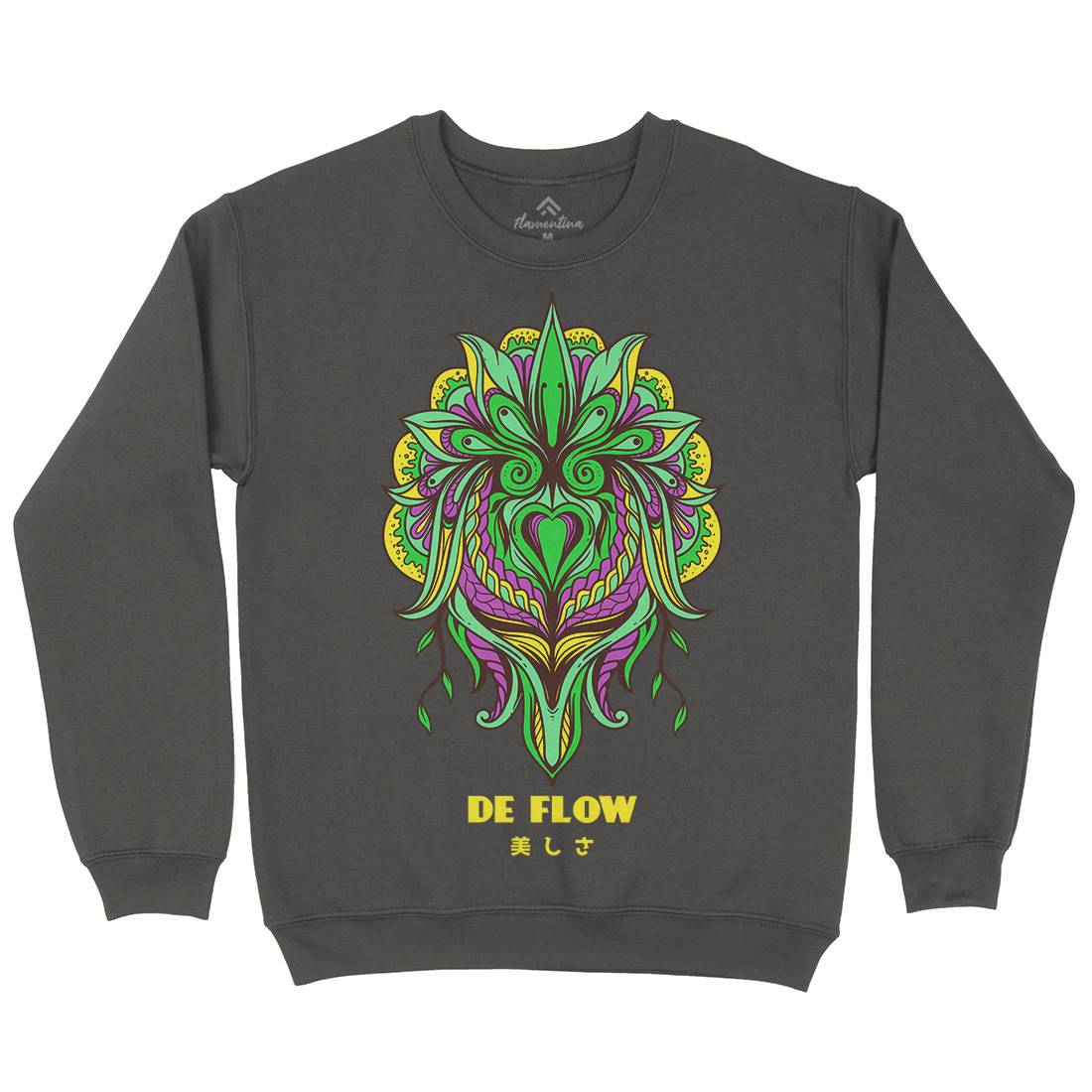 Flow Mens Crew Neck Sweatshirt Art D751
