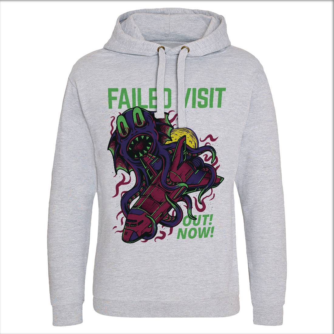 Failed Visit Mens Hoodie Without Pocket Space D769