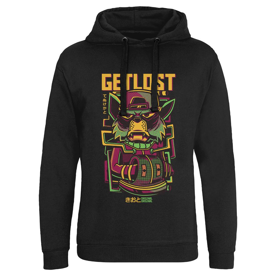 Get Lost Mens Hoodie Without Pocket Animals D793