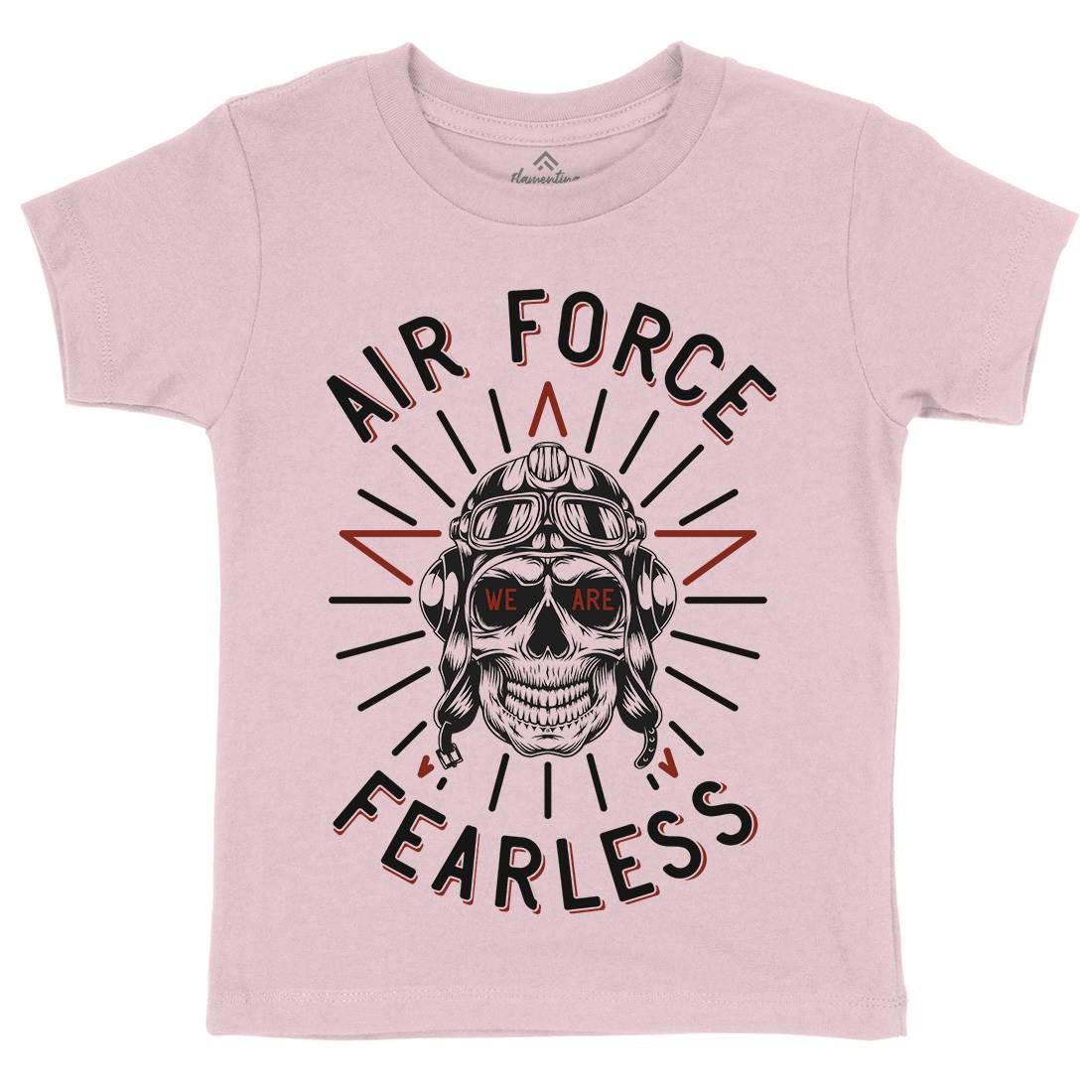 Air Force Fearless Kids Organic Crew Neck T-Shirt Army D900