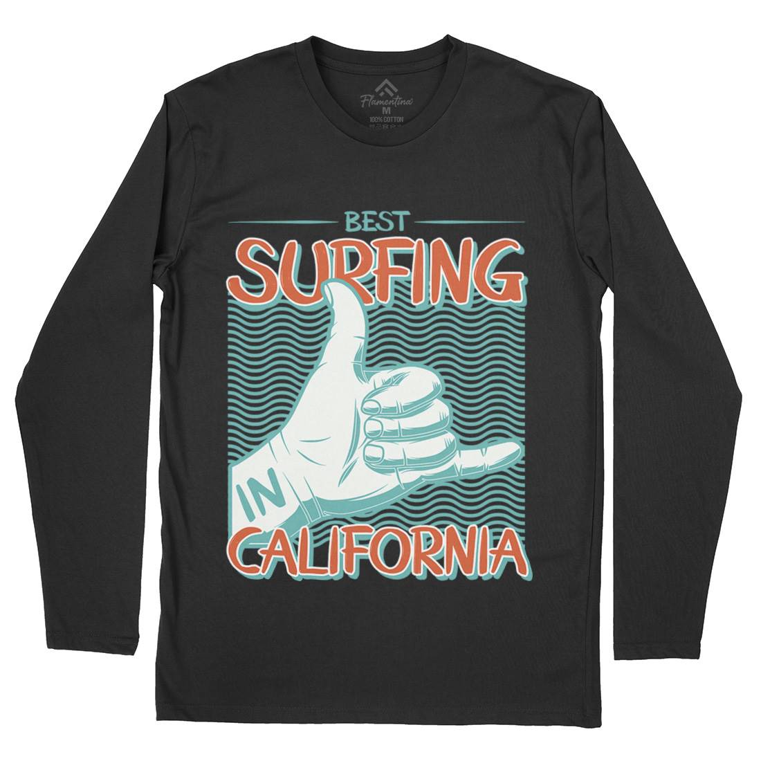 Best Surfing Mens Long Sleeve T-Shirt Surf D908