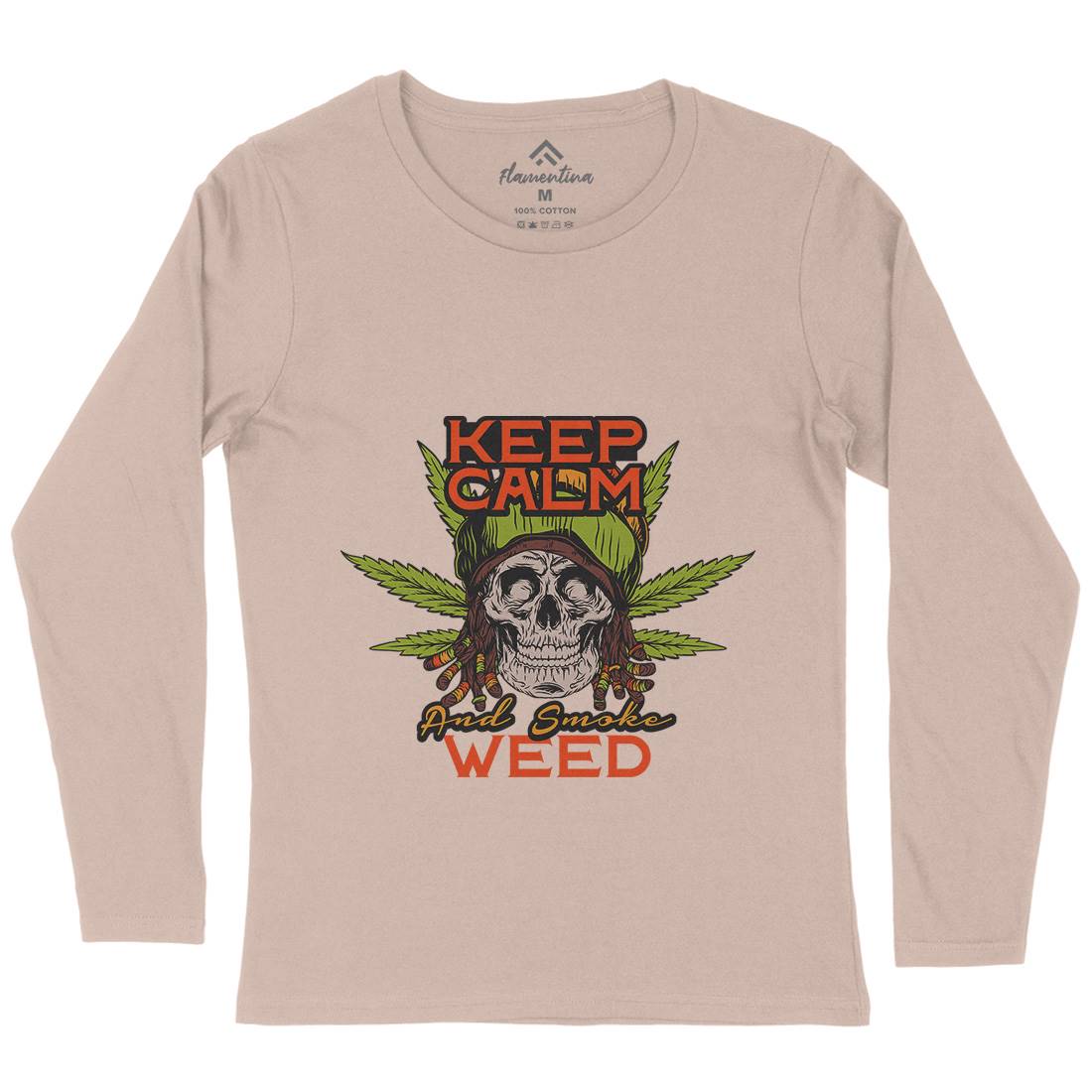 Keep Calm Womens Long Sleeve T-Shirt Drugs D951