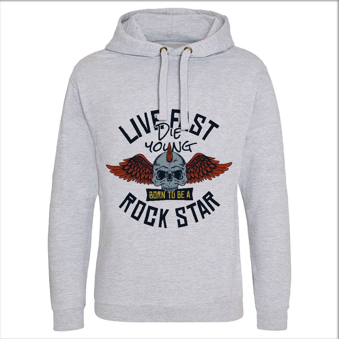 Live Fast Mens Hoodie Without Pocket Music D954