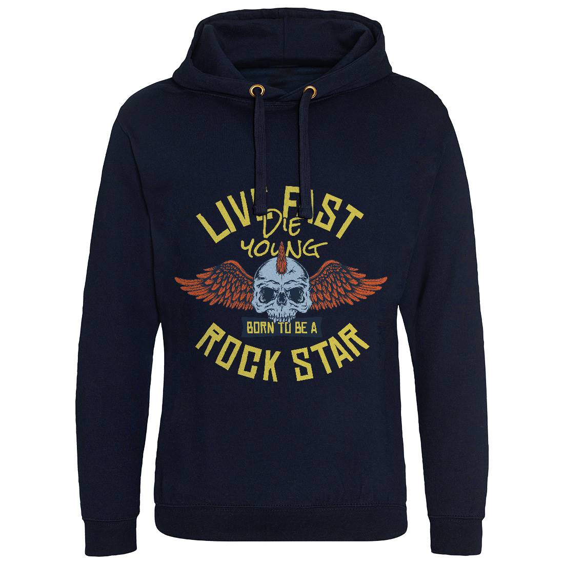 Live Fast Mens Hoodie Without Pocket Music D954