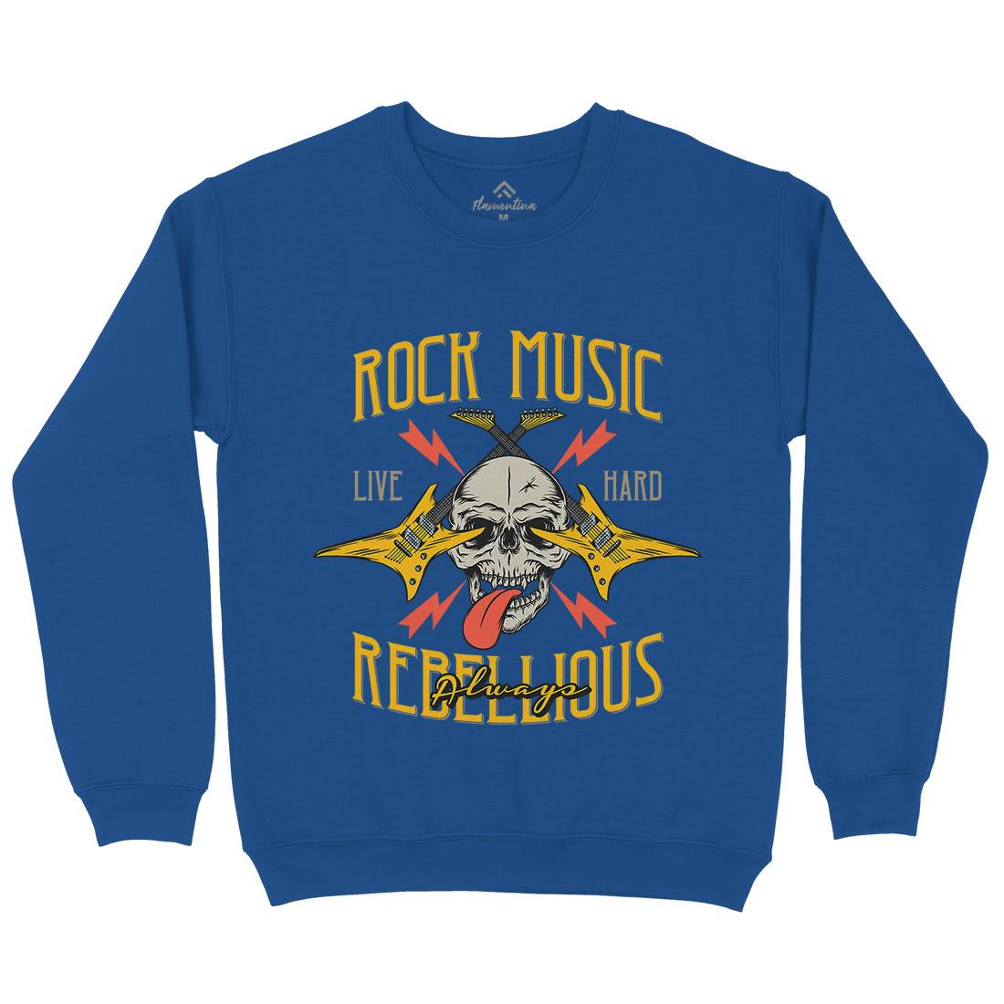 Rock Kids Crew Neck Sweatshirt Music D966