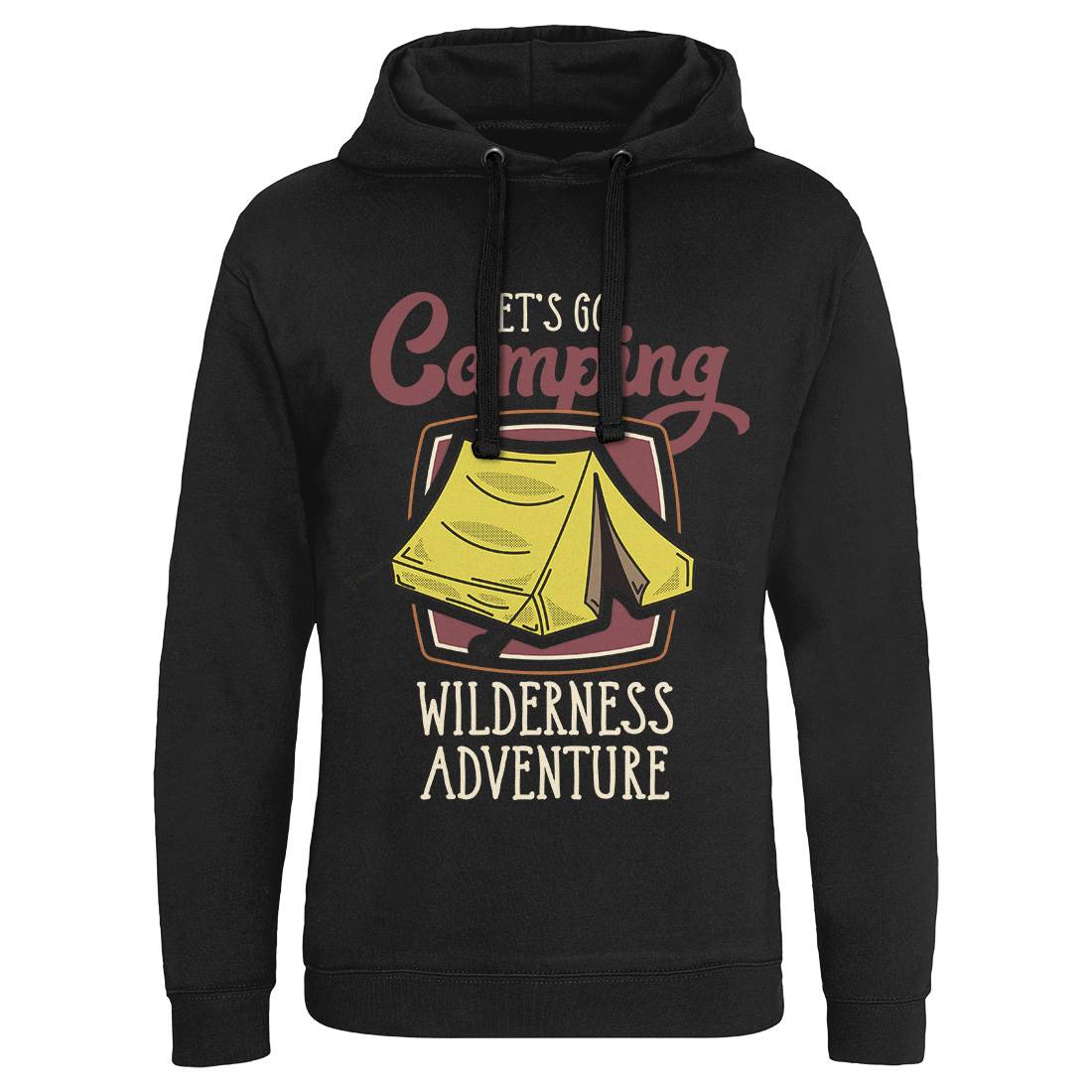 Wilderness Adventure Mens Hoodie Without Pocket Nature D998