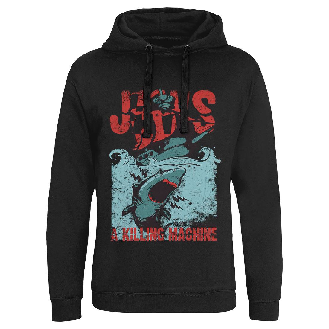 Jaws Mens Hoodie Without Pocket Horror A000