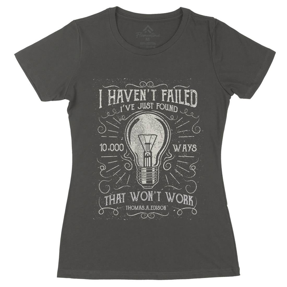 10000 Ways Womens Organic Crew Neck T-Shirt Science A001