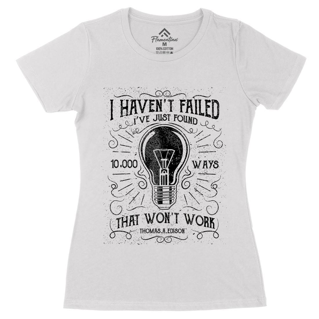 10000 Ways Womens Organic Crew Neck T-Shirt Science A001