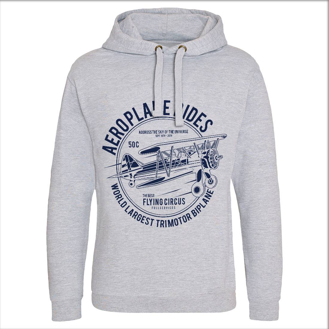 Aeroplane Mens Hoodie Without Pocket Vehicles A002