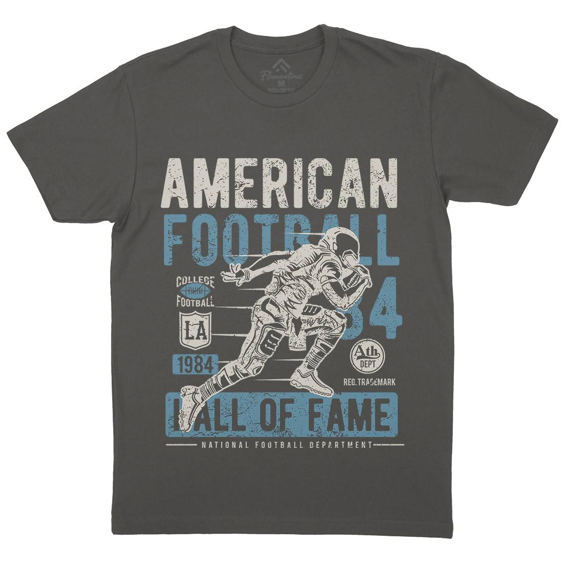 American Football Mens Crew Neck T-Shirt Sport A006