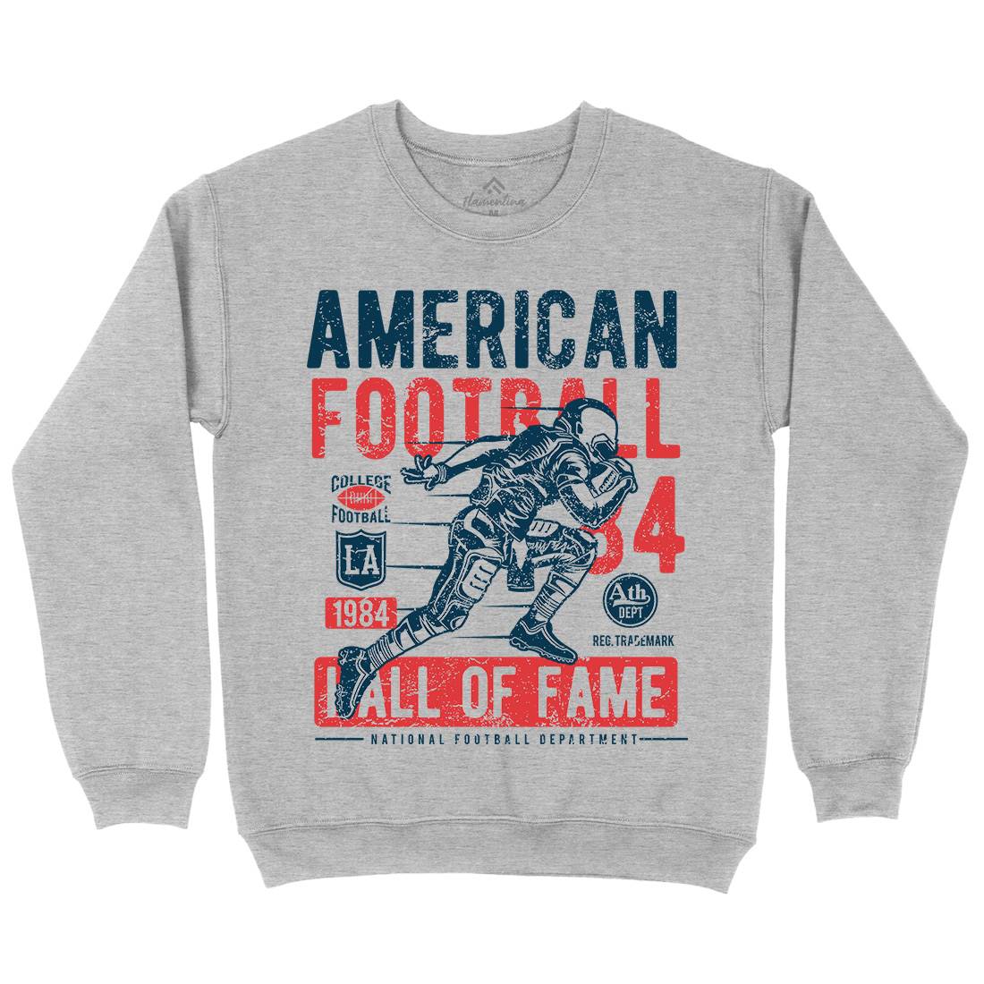 American Football Mens Crew Neck Sweatshirt Sport A006