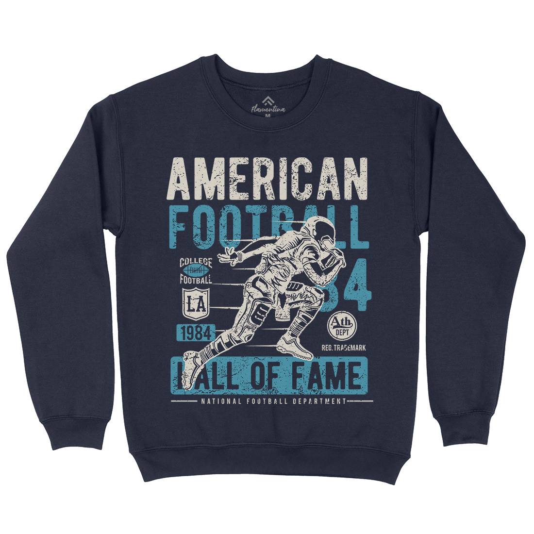 American Football Mens Crew Neck Sweatshirt Sport A006
