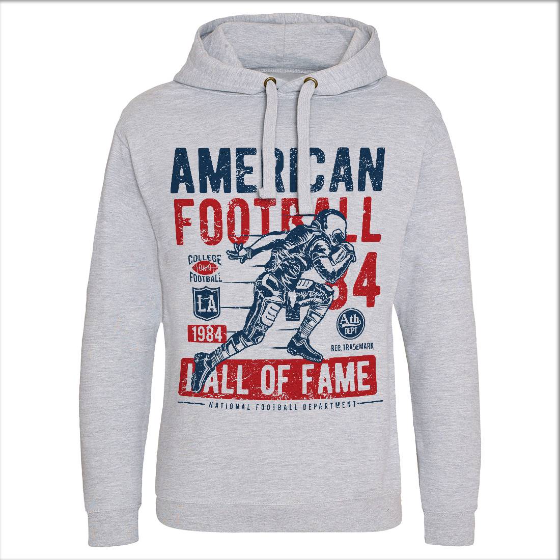 American Football Mens Hoodie Without Pocket Sport A006