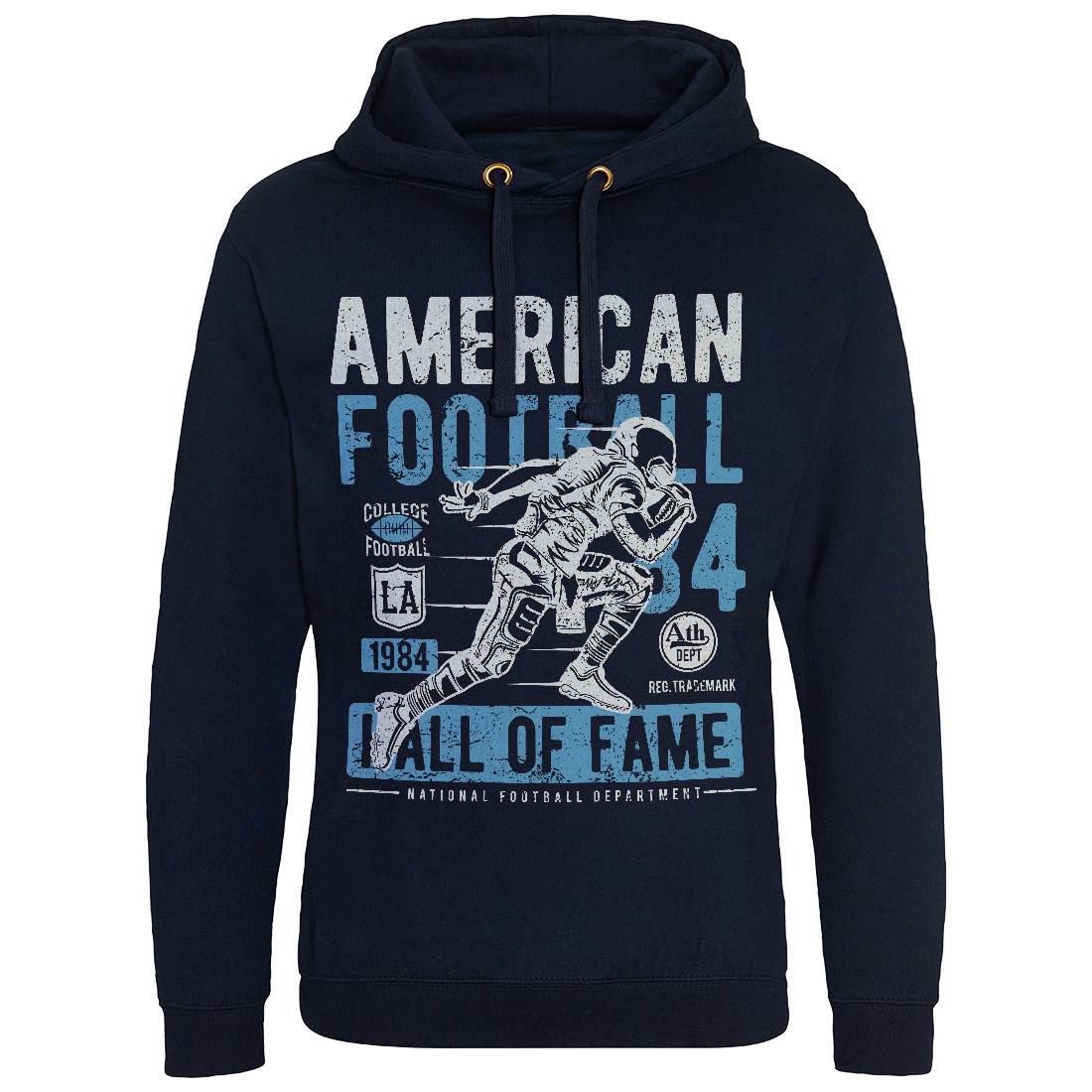 American Football Mens Hoodie Without Pocket Sport A006