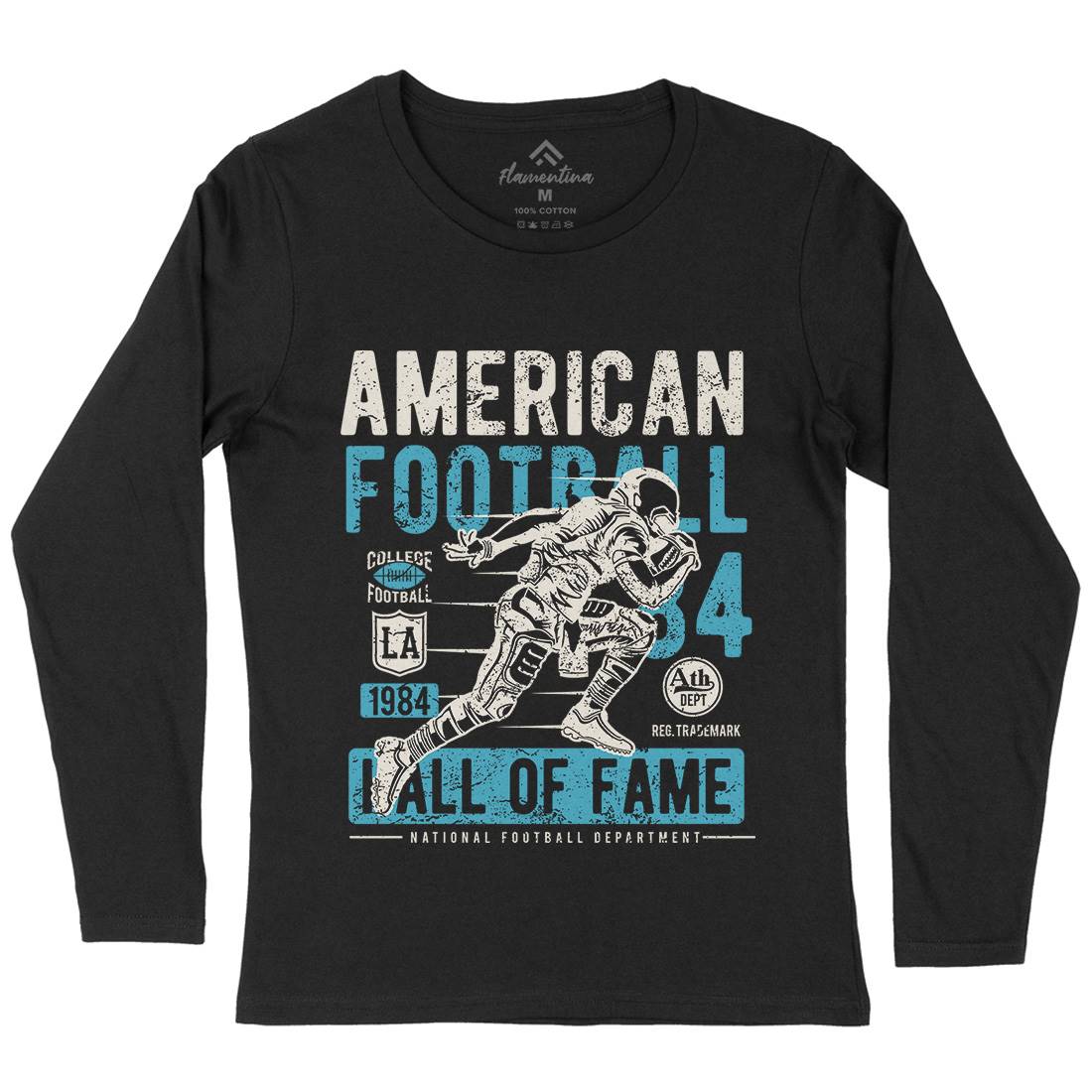 American Football Womens Long Sleeve T-Shirt Sport A006