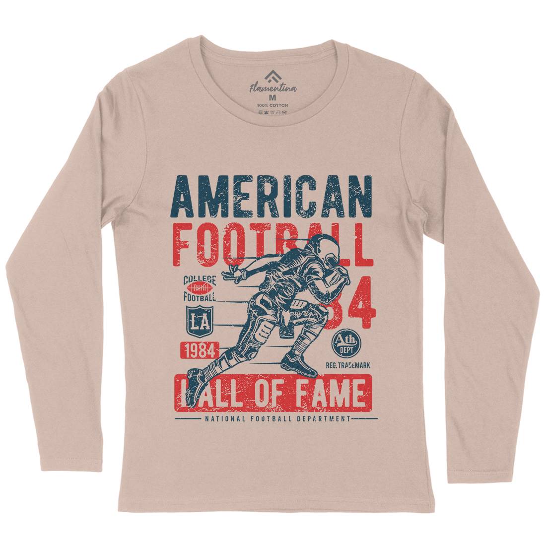 American Football Womens Long Sleeve T-Shirt Sport A006