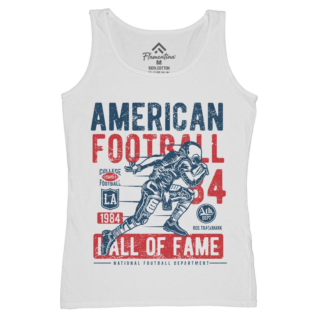 American Football Womens Organic Tank Top Vest Sport A006