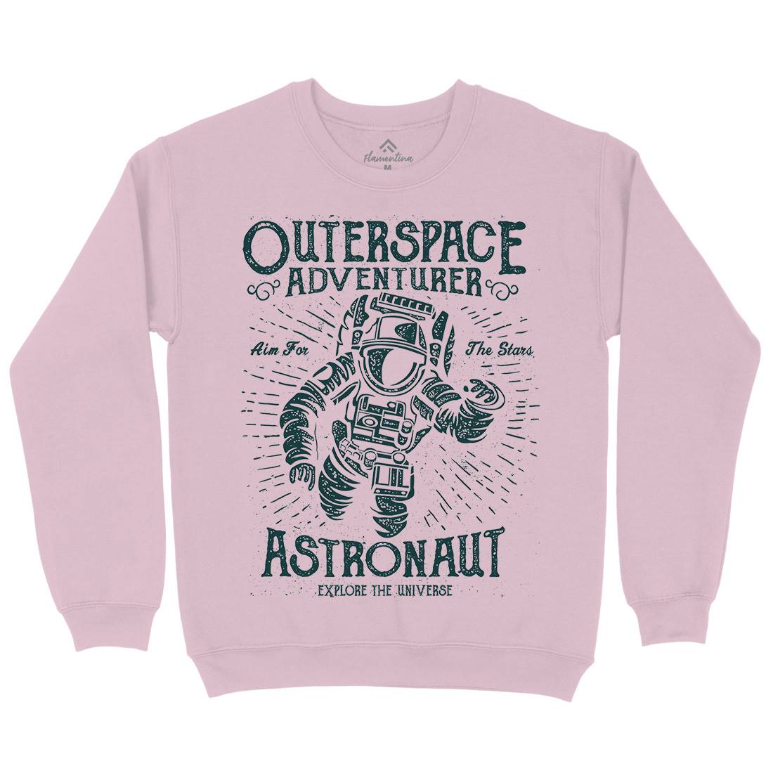 Astronaut Kids Crew Neck Sweatshirt Space A007