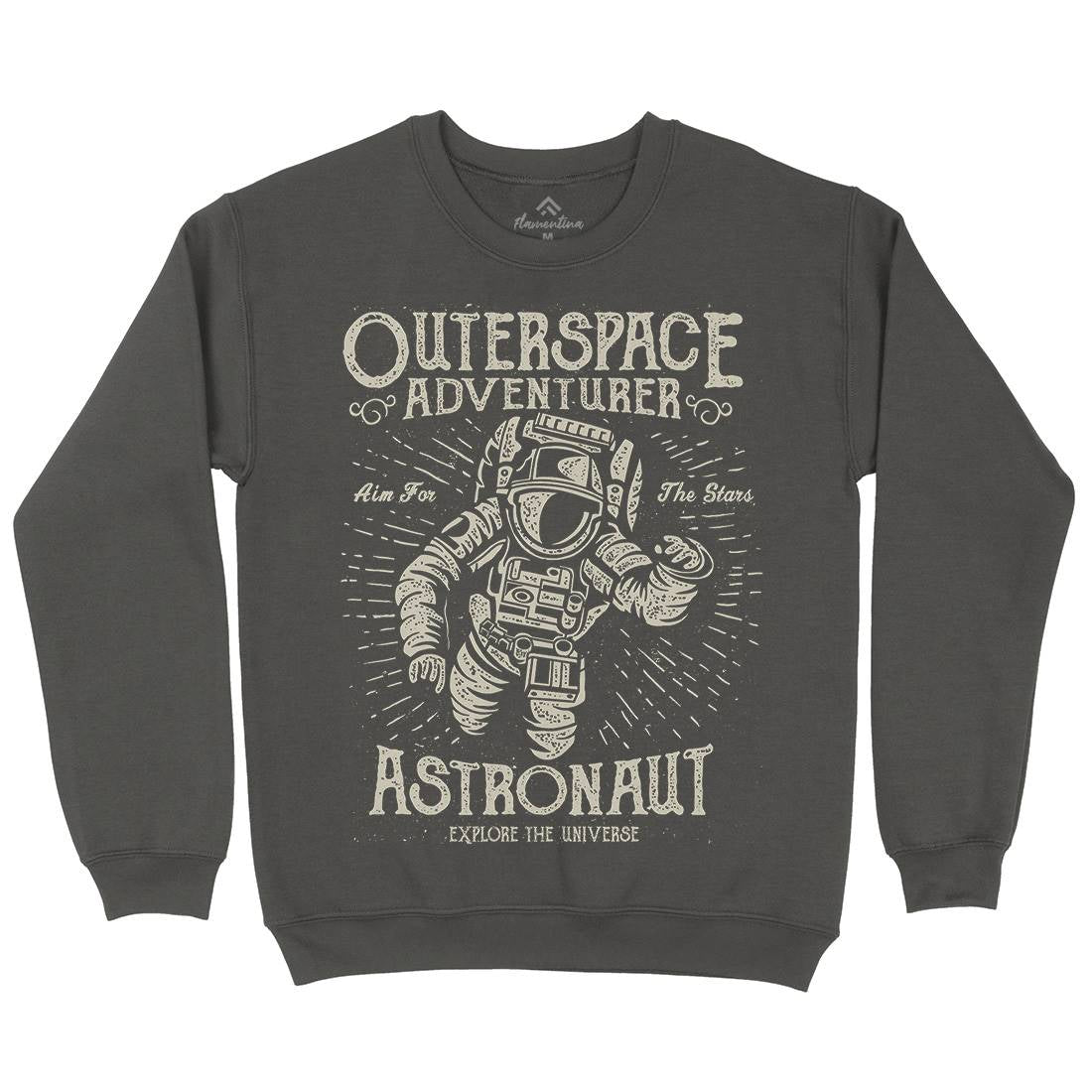 Astronaut Kids Crew Neck Sweatshirt Space A007