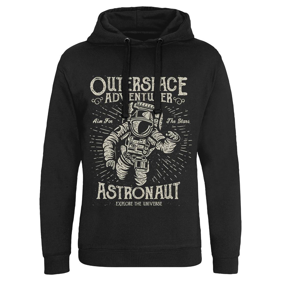 Astronaut Mens Hoodie Without Pocket Space A007