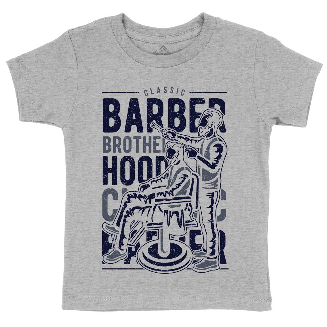 Brotherhood Kids Crew Neck T-Shirt Barber A009